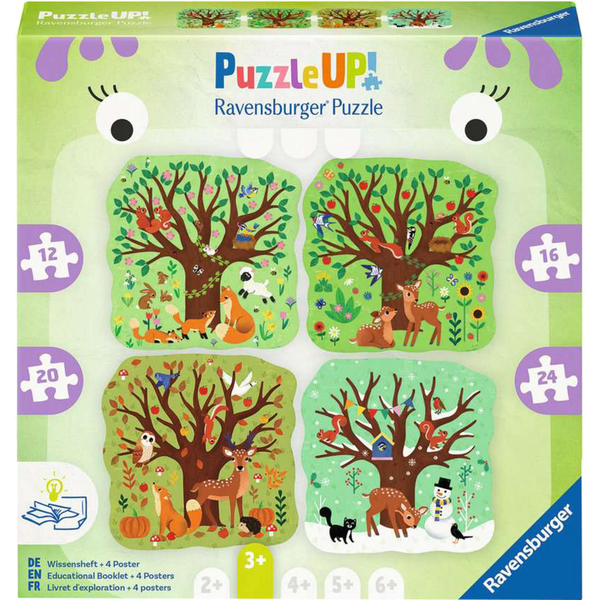 Puzzle UP! - Vier Jahreszeiten (12, 16, 20 und 24 Teile)