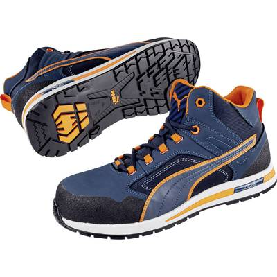 PUMA Safety Crosstwist Mid 633140-43 Biztonsági csizma S3 Méret: 43 Kék, Narancs 1 pár (633140-43)