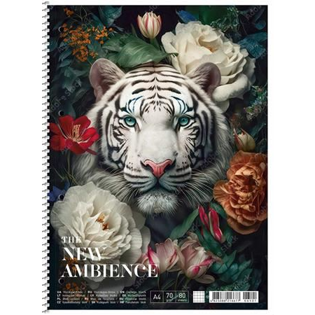 Shkolyaryk The New Ambience spirálfüzet A4+, vonalas, 80 lap (A4-080-6519L) (A4-080-6519L)
