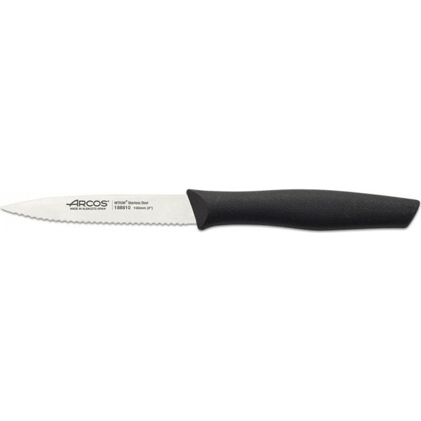 Cuchillo Mondador Color Negro Perlado Serie Nova 100 Mm