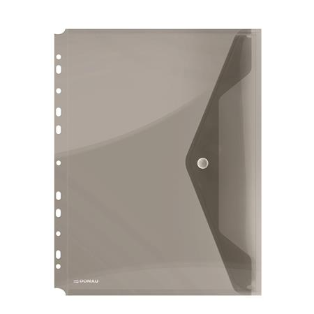 Donau A4 Patentos irattartó tasak - Füstszínű (8540001PL-02)