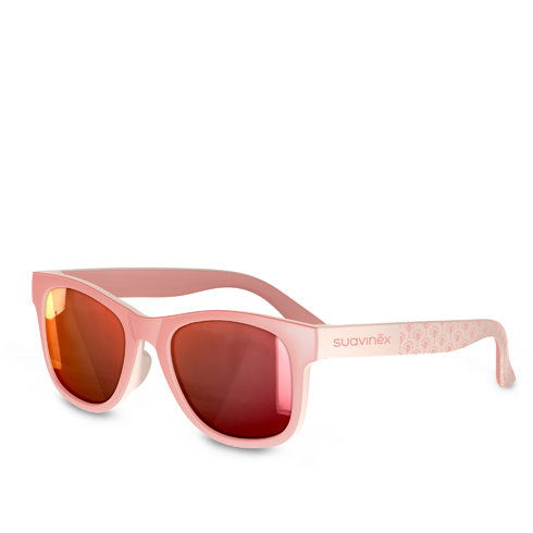 Suavinex Polarizált napszemüveg 12-24 hónapos korig, rózsaszín, négyzet alakú (8426420085663)