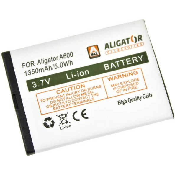 ALIGATOR A600 / A610 / A620 / A430 / A670 / A680 / VS900, Li-Ion (A600BAL)