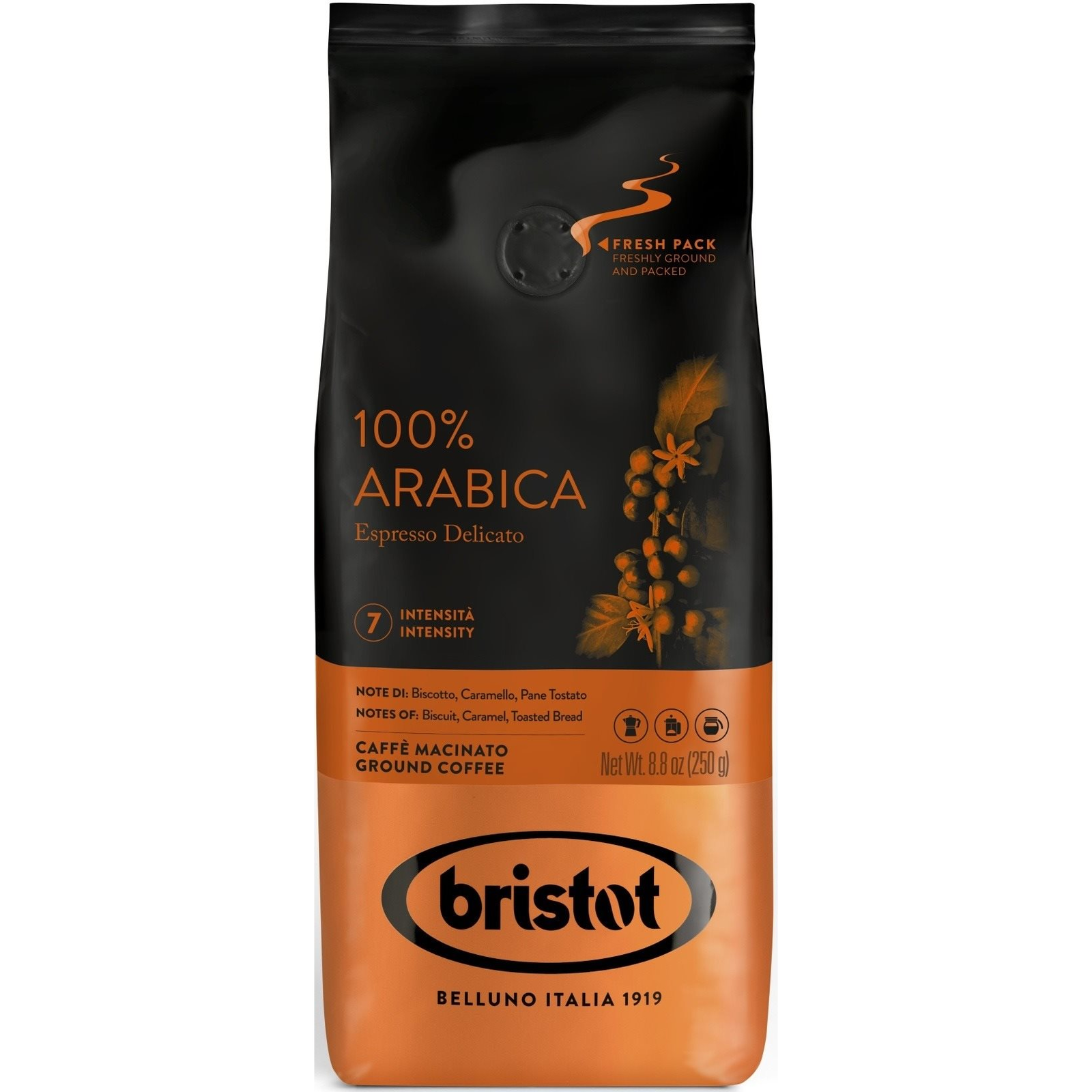 Bristot Diamante 100% Arabica 250g (3350100)