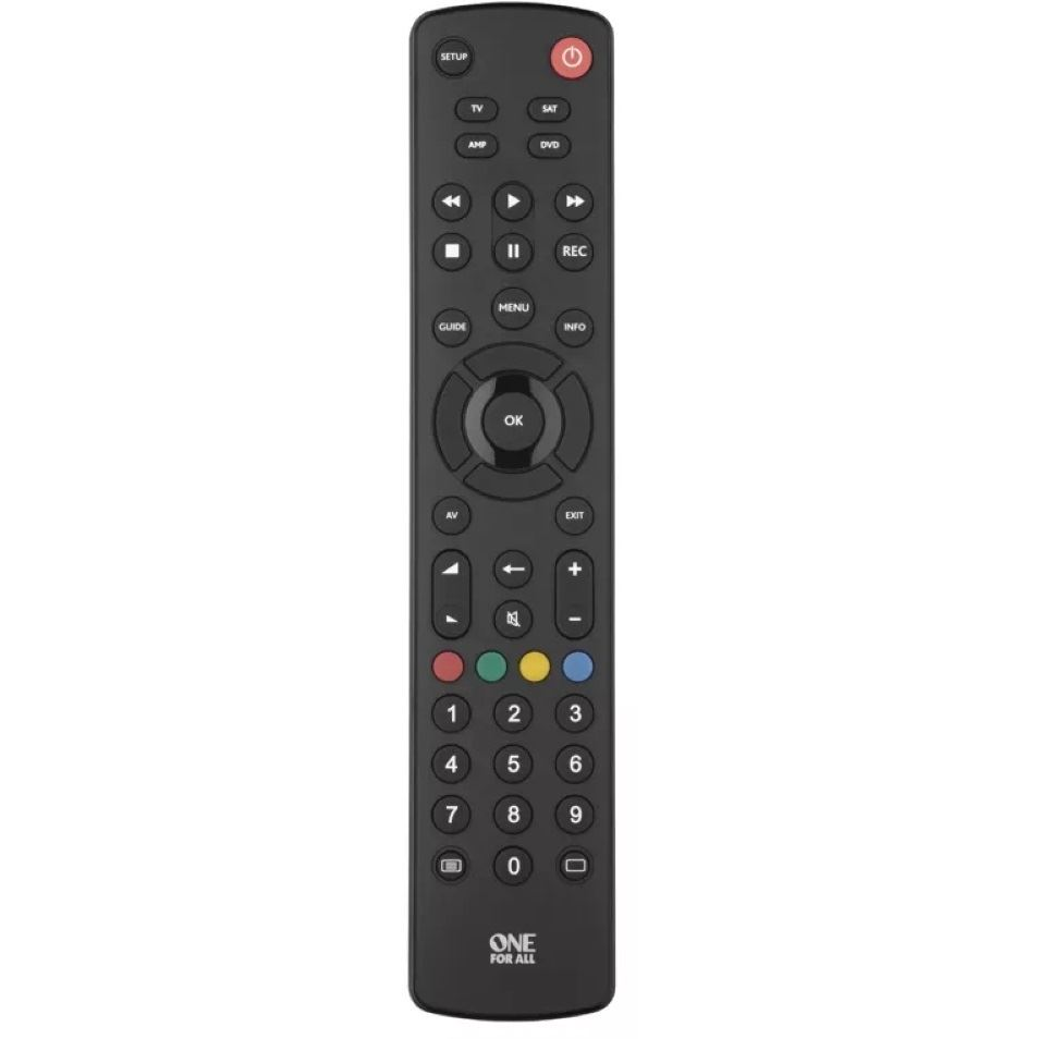 One For All Contour 4 univerzális távirányító fekete (KE1240) (KE1240)