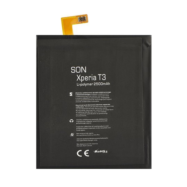 Cameron Sino Li-Polymer akku (3.8V/2500mAh, Sony Ericsson LIS1546ERPC kompatibilis) FEKETE Sony Xperia C3 (D2533) / Xperia T3 (D5103) (CS-ERC300SL)