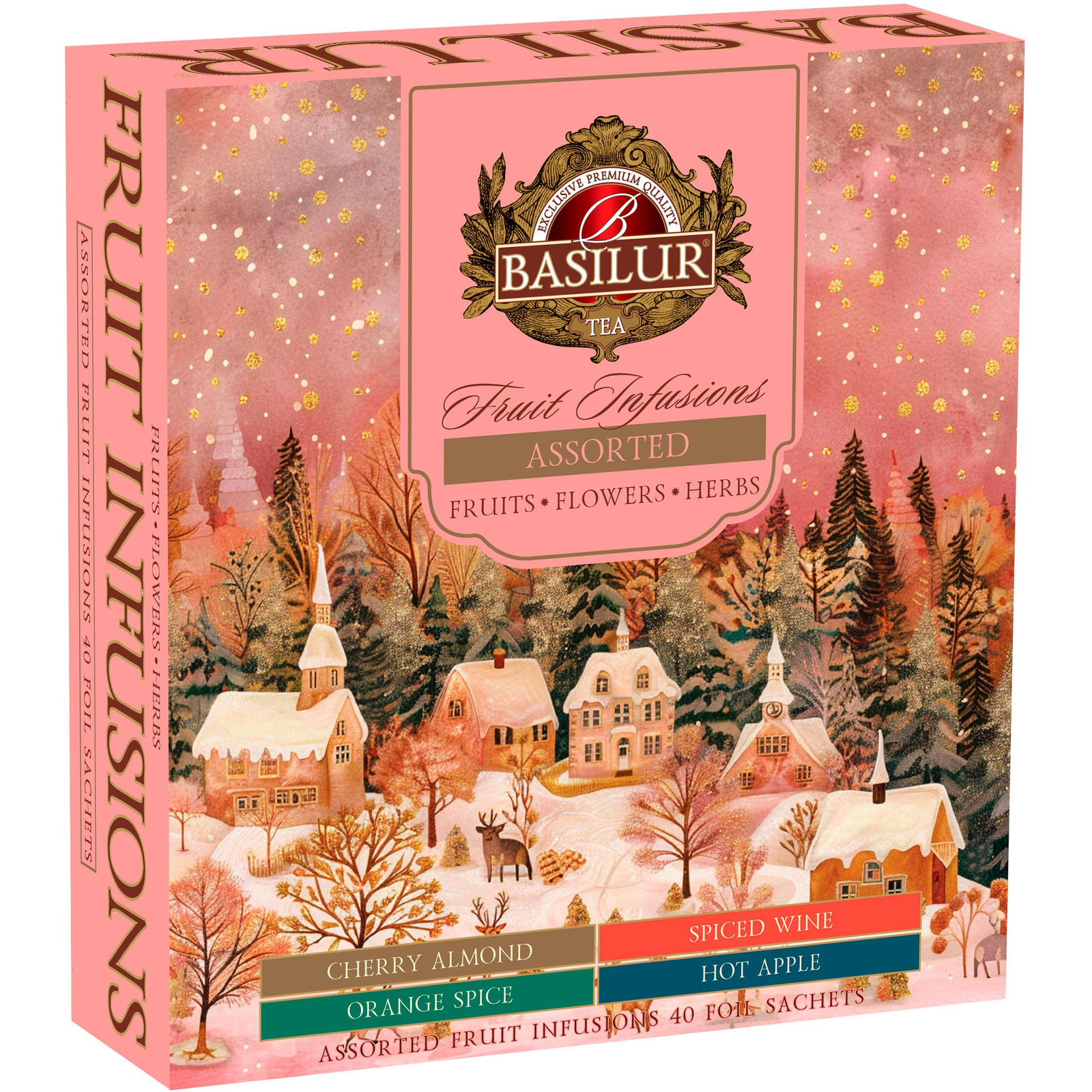 BASILUR Christmas Fruit Assorted 40 × 1,8 g, csomagolt (4792252949645)