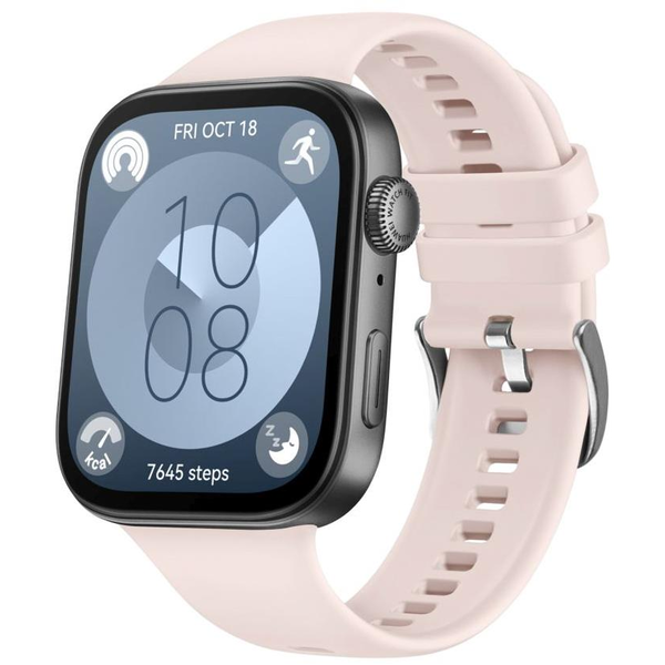 FIXED Silicone Strap Huawei Watch FIT 3 - rózsaszín