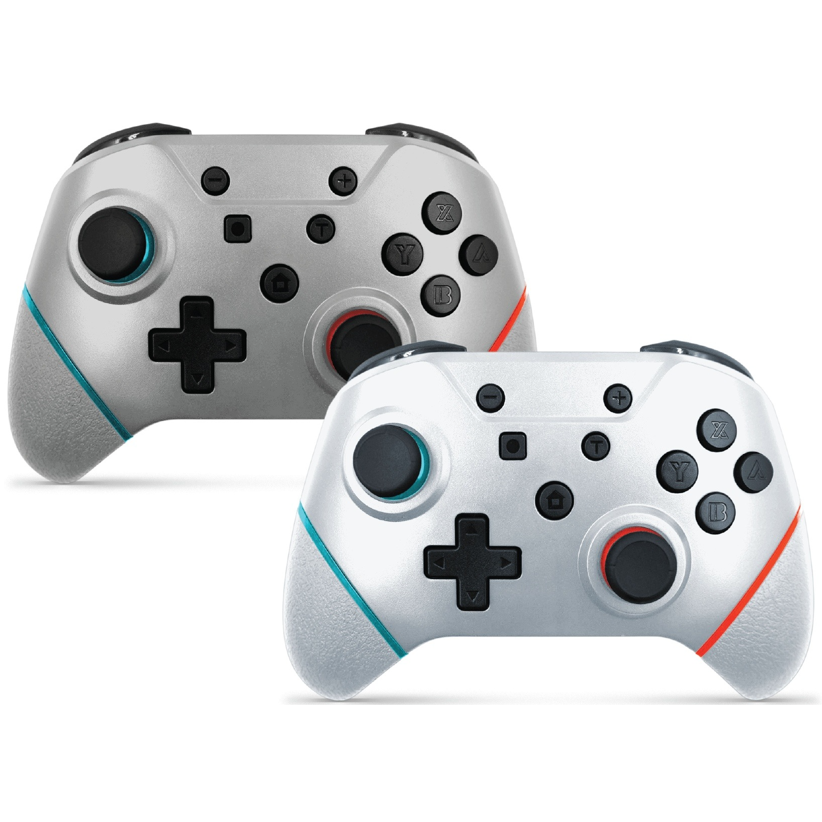 Hyperkin Armor3 Nuchamp M07467-WHWS Wireless Gamepad Nintendo Switch konzolhoz 2db - Fehér/Szürke (M07467-WHWS)