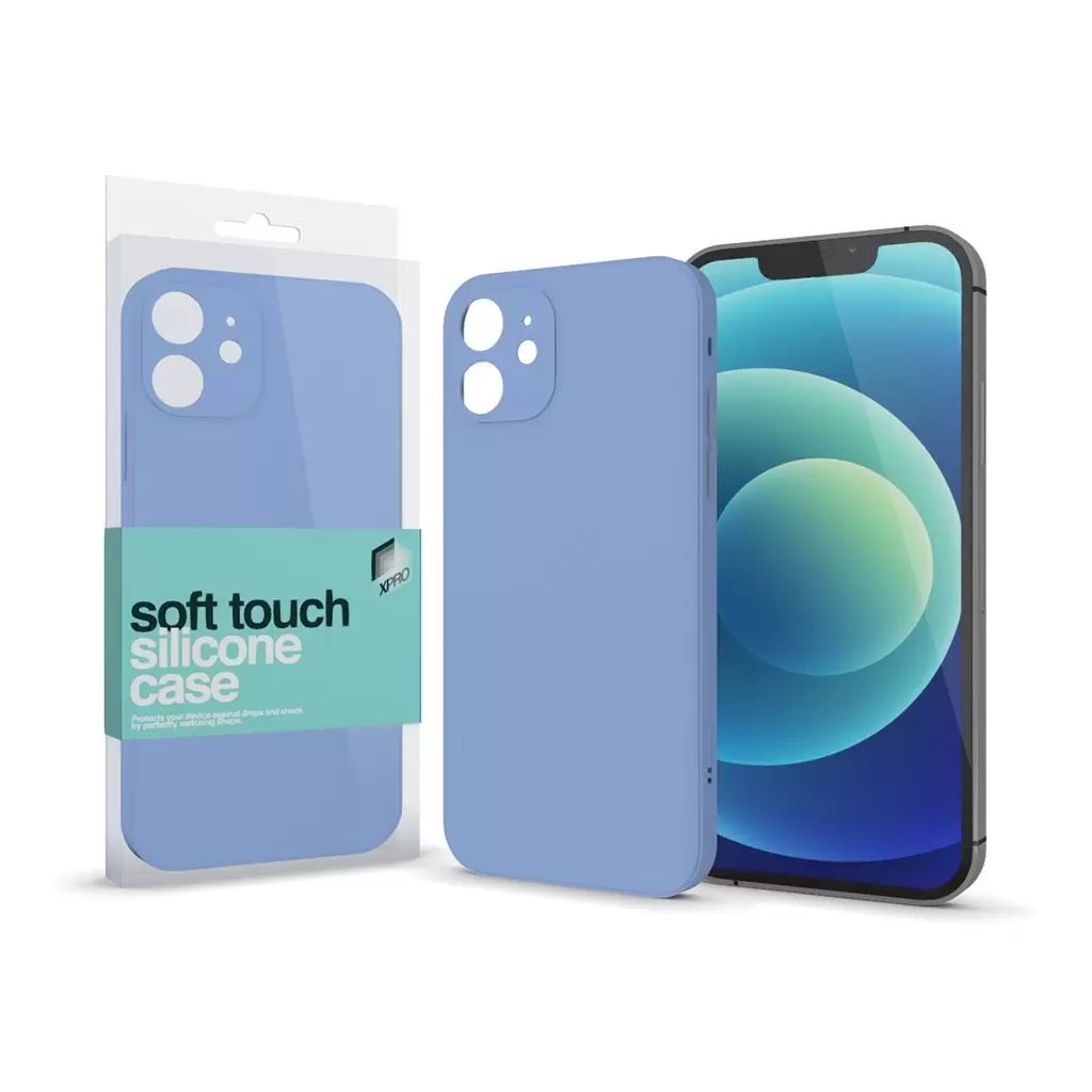 Xpro Soft Touch Silicone Case Slim Samsung A52 / A52s liláskék (124367) (XP124367)