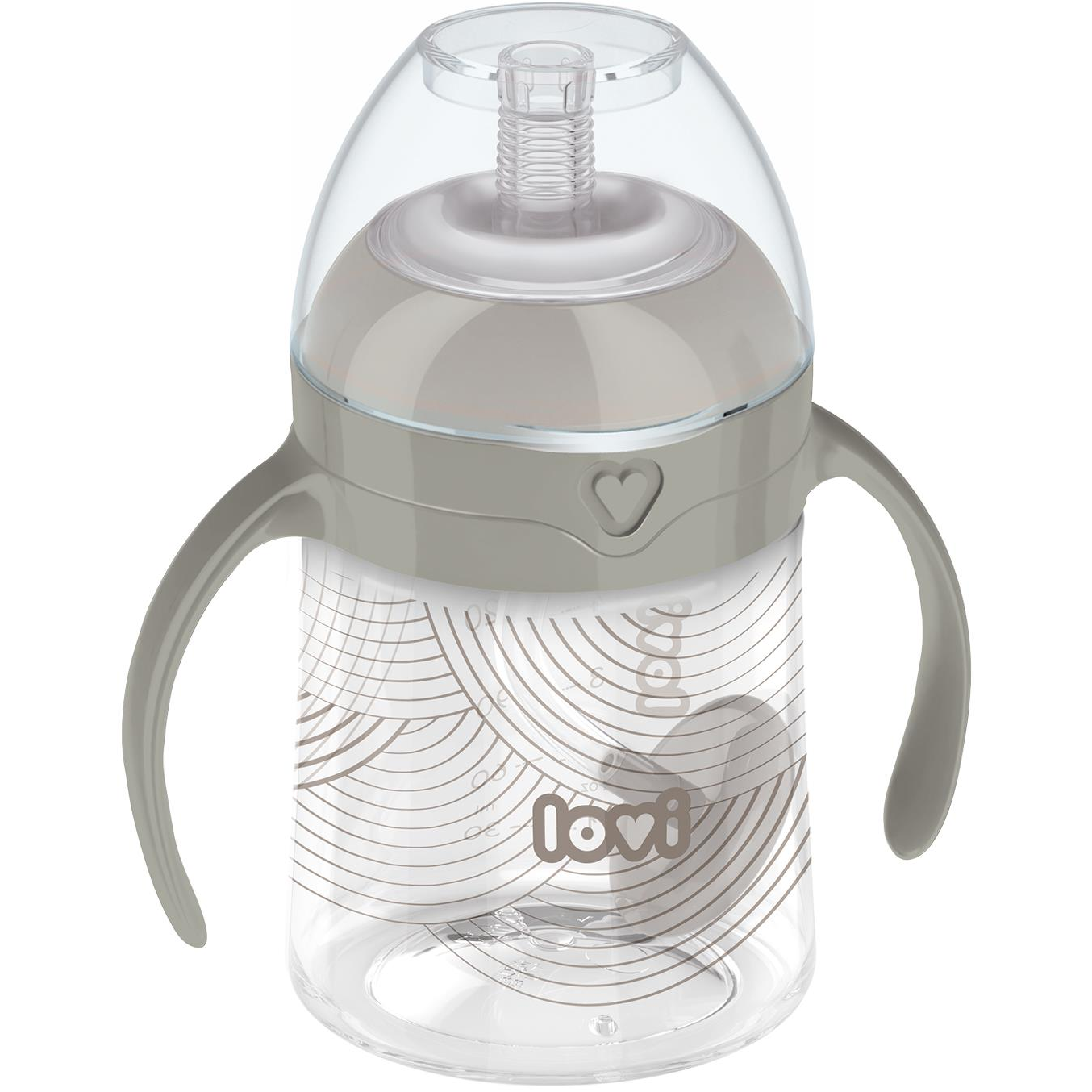 LOVI Első pohár szívószállal és nehezékkel, Harmony, 150 ml