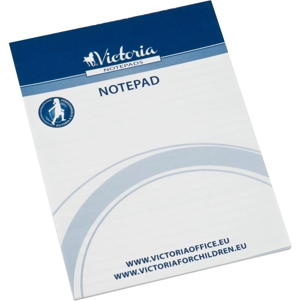 Victoria jegyzettömb A5, 5x50 lap, vonalas (LL12)