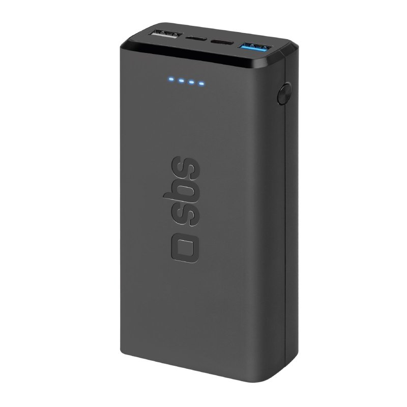 SBS TTBB20000FASTK Power Bank 20000mAh - Fekete (TTBB20000FASTK)