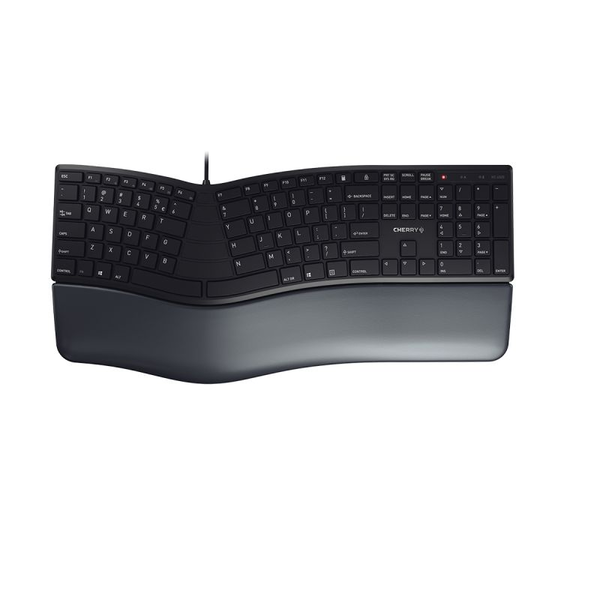 CHERRY KC 4500 ERGO клавиатура Универсален USB QWERTY NORDIC Черен