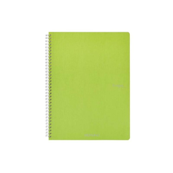 Fabriano Ecoqua 70 lapos A5 vonalas spirálfüzet - Világoszöld