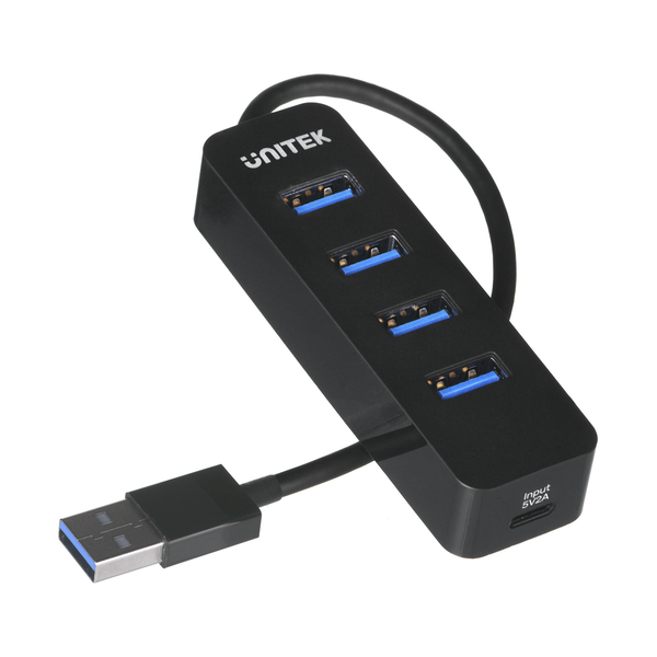 Unitek Hub Usb-a 4x Usb-a 3.1, Activo,10w, H1117a
