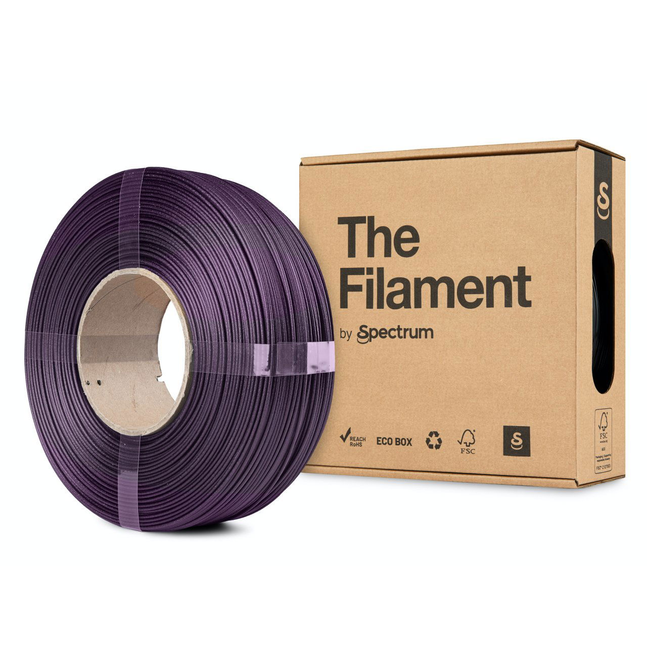 The Filament ReFill PETG CF 1,75mm Purple 1kg (TF-24117)