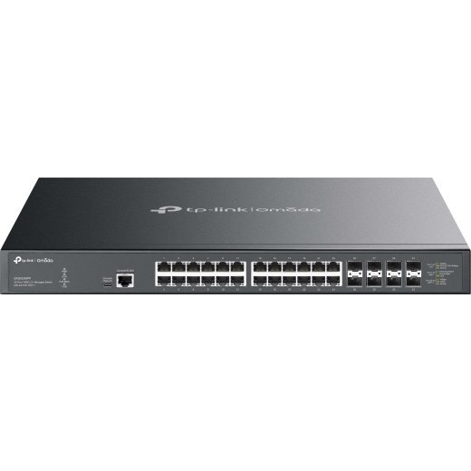 TP-Link Omada SX3832MPP netværksswitch Administreret L2+ 10G Ethernet (100/1000/10000) Strøm over Ethernet (PoE) DIN rail Sort