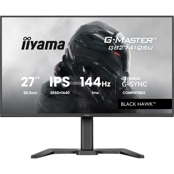 iiyama G-MASTER GB2741QSU-B1 Monitor PC 68,6 cm (27") 2560 x 1440 Pixel Nero