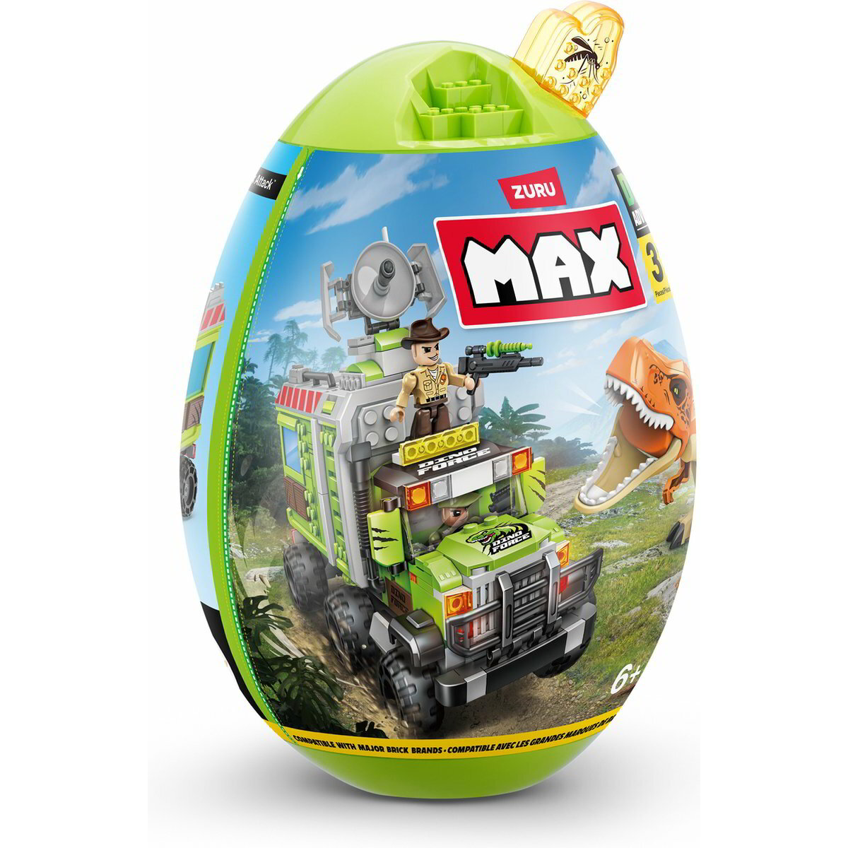 Zuru 83155 Dínó Kaland T-Rex Támadás 310 darabos Építőjáték (83155)