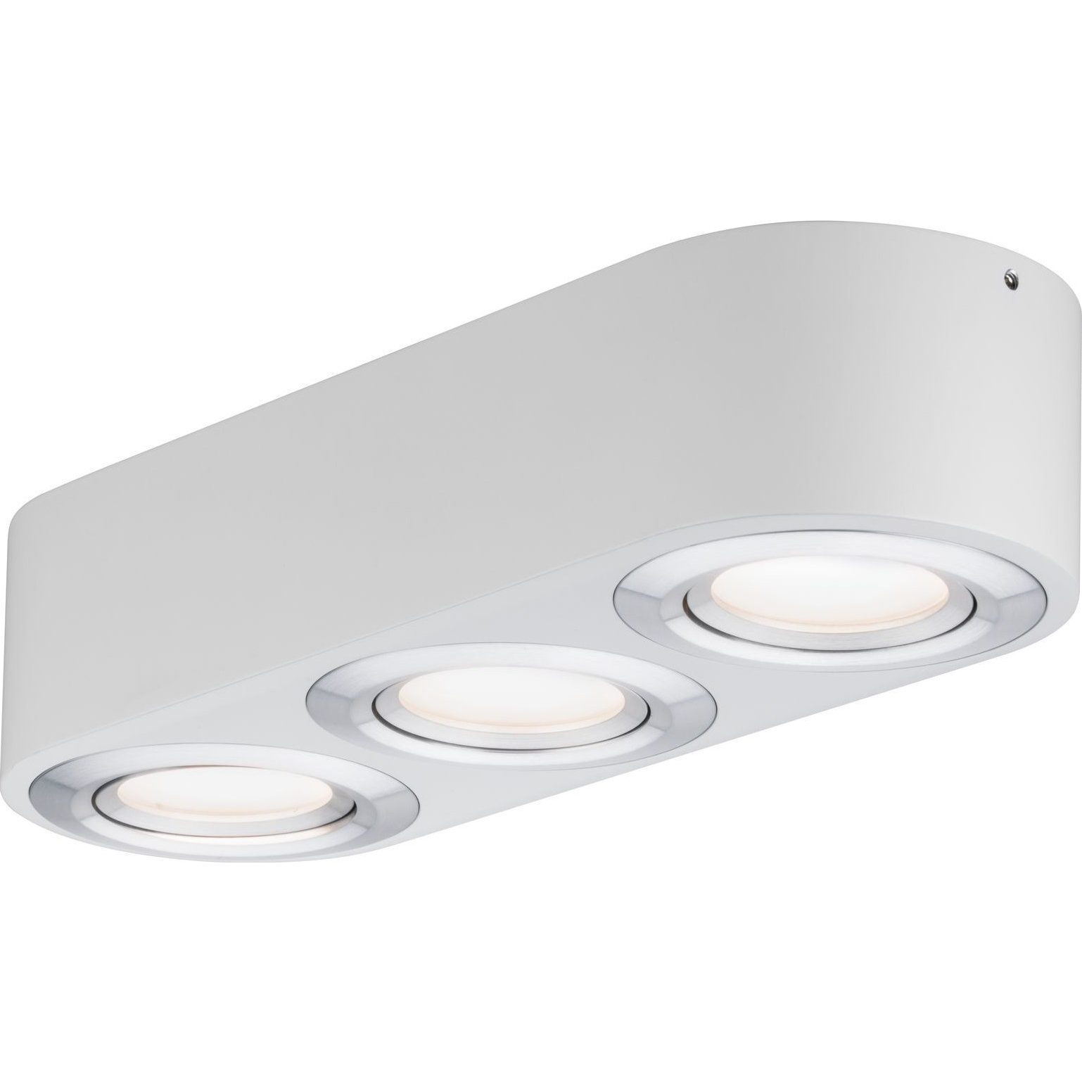 Paulmann 79710 Argun Mennyezeti Lámpa, 3-Step-Dimming, Billenthető, Szálcsiszolt, 3000K Melegfehér, Beépített Led, 475 Lm (PL79710)