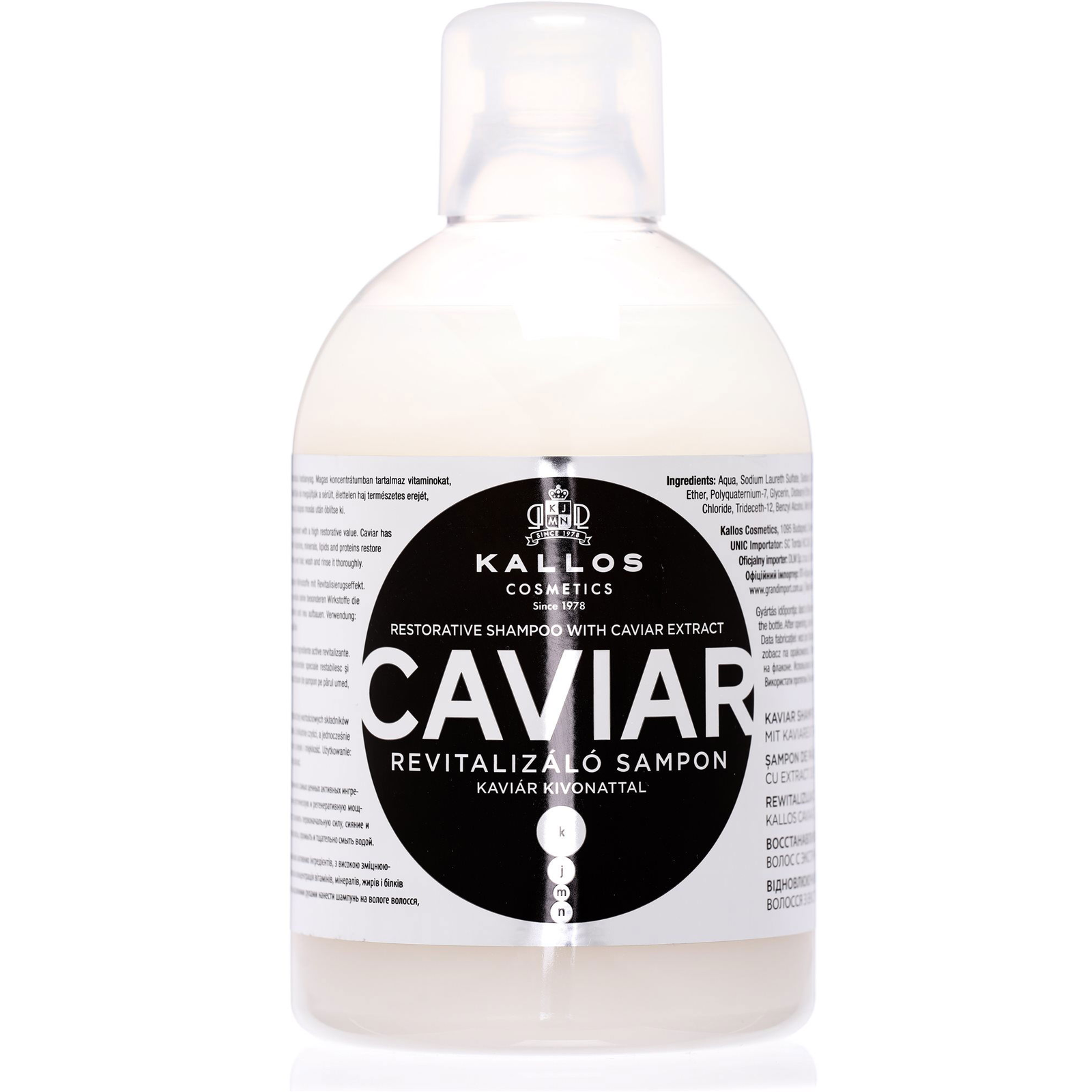 KALLOS Caviar Regeneráló Sampon 1000 ml (5998889512422)