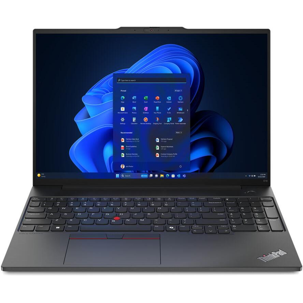 Lenovo ThinkPad E16 AMD Ryzen™ 7 7735HS Laptop 40,6 cm (16") WUXGA 16 GB DDR5-SDRAM 512 GB SSD Wi-Fi 6E (802.11ax) Windows 11 Pro Fekete