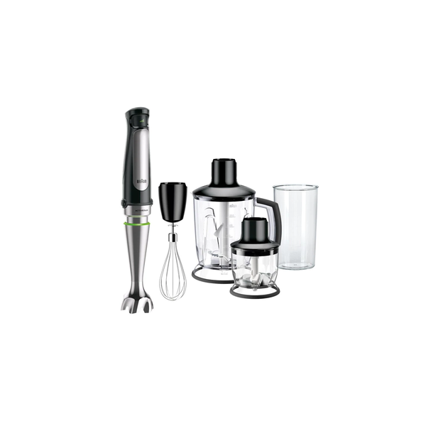 Braun MultiQuick 7 MQ 7045X 1,25 L Nedsænkning blender 1000 W Sort, Rustfrit stål