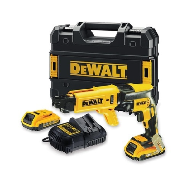Akku-Magazin-Trockenbauschrauber Set DCF620D2K, 18Volt (gelb/schwarz, 2x Li-Ion XR Akku 2,0Ah, T STAK Box II)