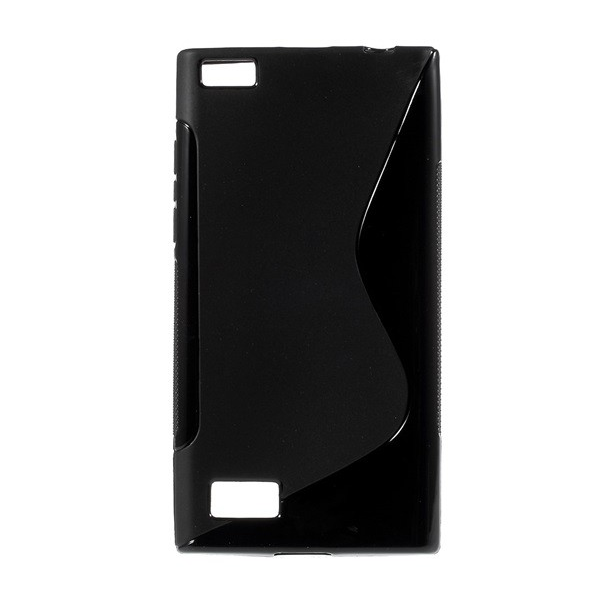 Szilikon telefonvédő (S-line) FEKETE [Blackberry Leap (Z20)] (5996457558858)