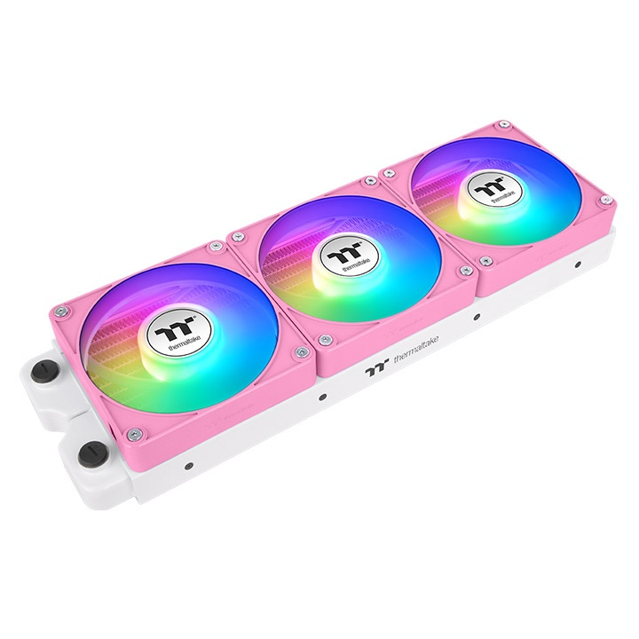 Thermaltake CT120 EX Reverse 120mm PWM ARGB Rendszerhűtő ventilátor 3db - Rózsaszín (CL-F225-PL12PK-A)