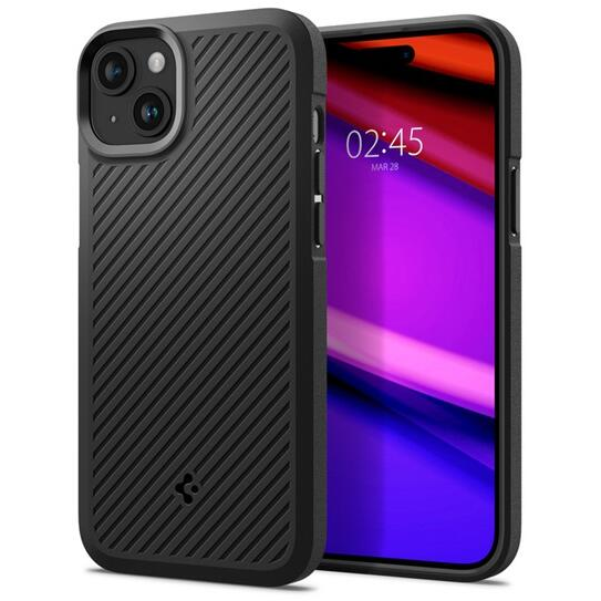 Spigen Core Armor iPhone 15 Plus tok fekete (ACS06454) (ACS06454)