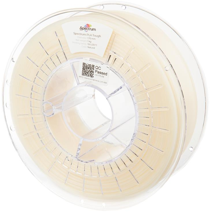 Spectrum 3D nyomtatószál, PLA Tough, 1,75 mm, Natural, 1 kg (80201)