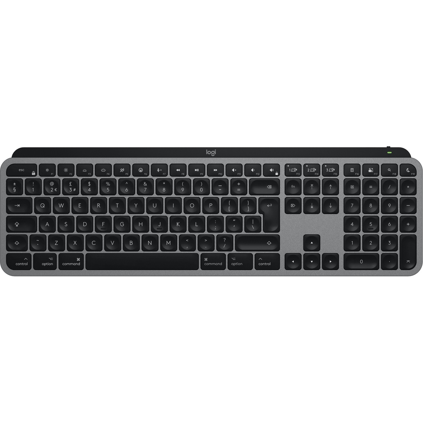 LOGITECH MX Keys S Wireless Mac UK Angol grafit (920-011635)