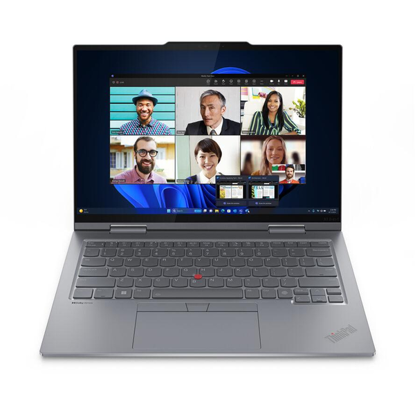 Lenovo ThinkPad X1 2-in-1 Gen 9 Intel Core Ultra 7 155U Хибриден (2 в 1) 35,6 см (14") Тъчскрийн WUXGA 16 GB LPDDR5x-SDRAM 512 GB SSD Wi-Fi 6E (802.11ax) Windows 11 Pro Сив