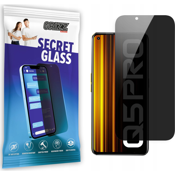  GrizzGlass Szkło prywatyzujące GrizzGlass SecretGlass Realme Q5 Pro