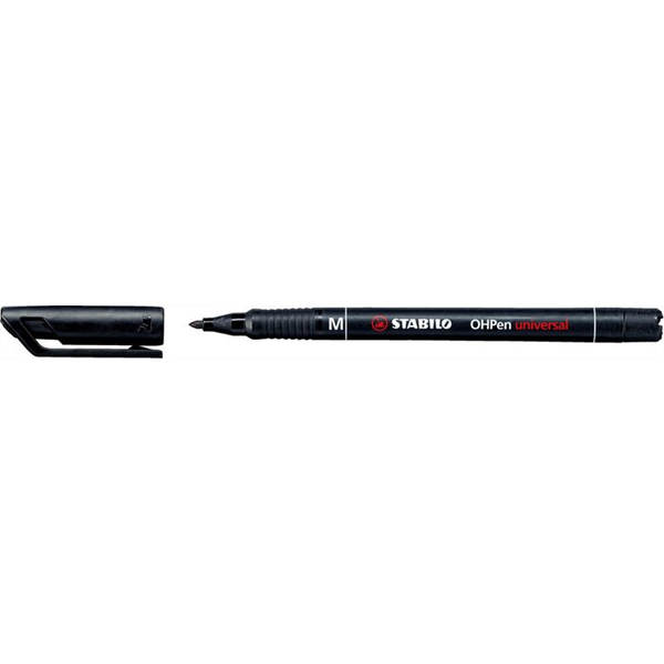 STABILO OHPen Permanent-Marker Schwarz 1 Stück(e)