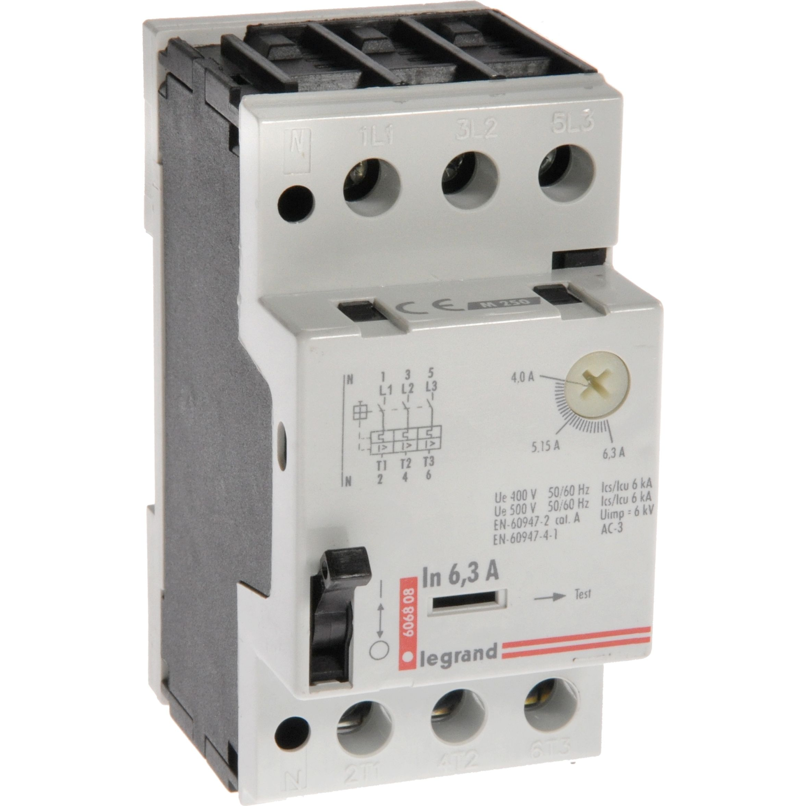 Motorový istič 3P M250 Legrand 606808 4-6,3 A