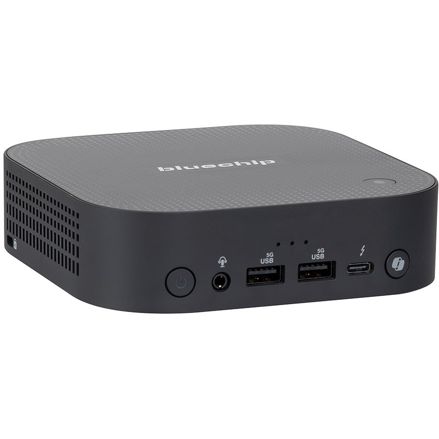 bluechip BUSINESSline M1470, Copilot+ PC Intel Core Ultra 7 258V 32 GB LPDDR5x-SDRAM 500 GB SSD Windows 11 Pro Mini PC Fekete (556566)