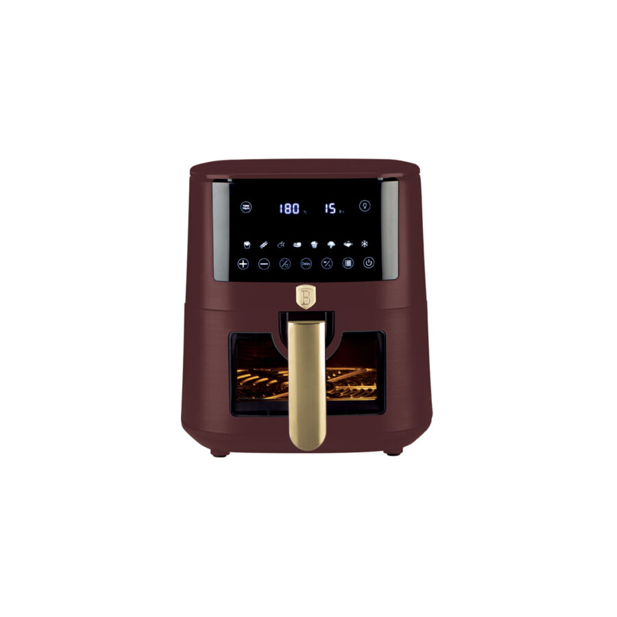 Berlinger Haus BH/9489 AirFryer Forrólevegős sütő 5L 1400 Watt - Bordó (BH/9489)