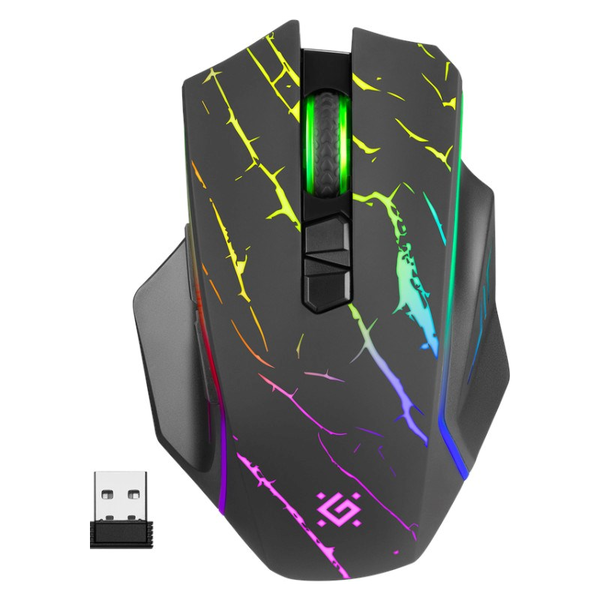 Defender URAN GM-503 Vezeték nélküli Gaming Egér - Fekete