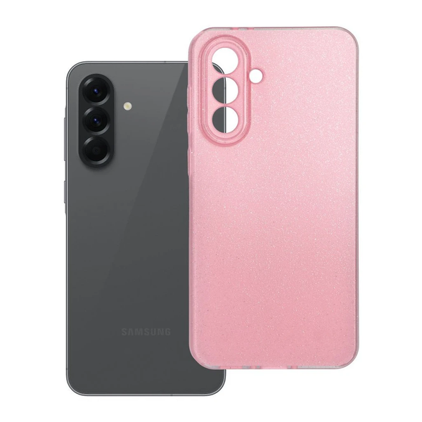 Samsung Galaxy A56 5G készülékhez Blink 2 mm-es átlátszó tok, rózsaszín