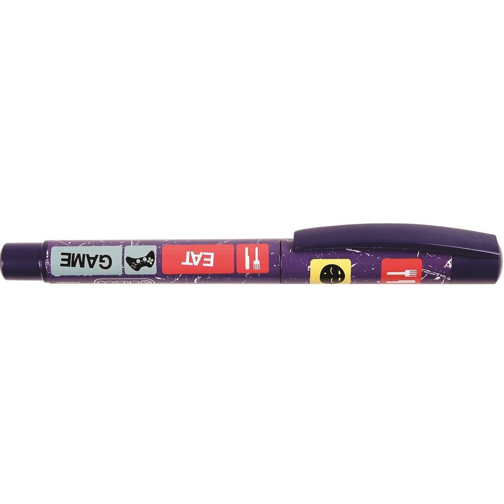 ICO Cresco Go Pen College Game DP12 Töltőtoll (Kék tinta / 0.5mm) - Mintás (7040321002)