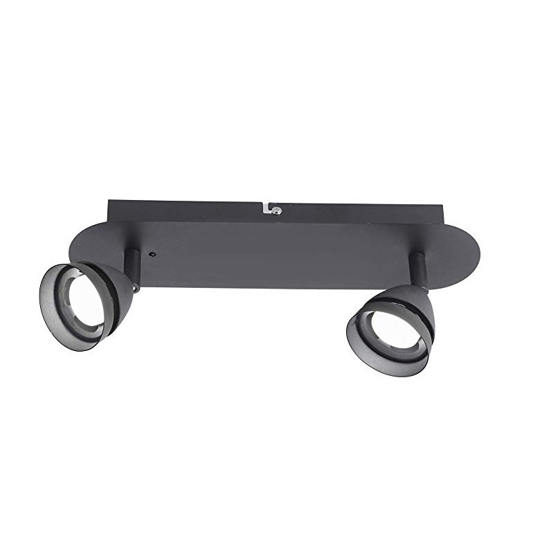 TRIO Gemini 2-es Mennyezeti Spot Lámpa - Fekete (850010232)