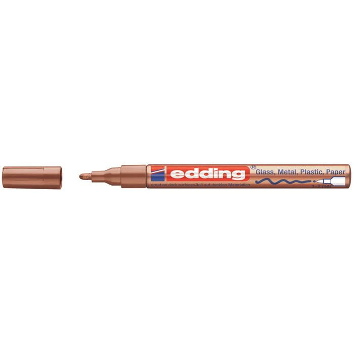 Edding 751 1-2mm Lakkmarker - Vörösréz (7580097009)
