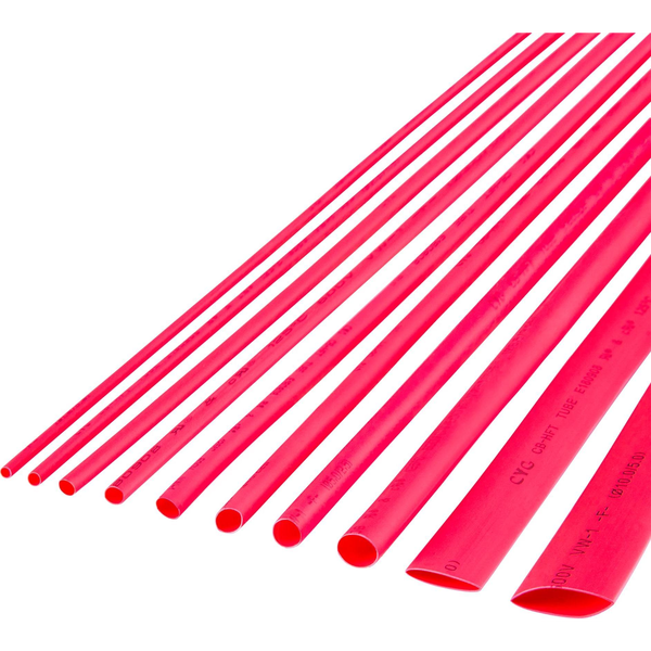  Cabletech Rurka termokurczliwa 4,5 mm-1 m czerwona Cabletech