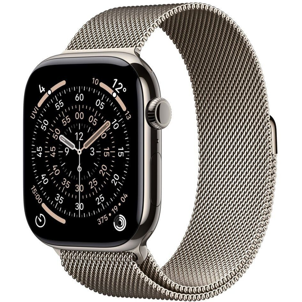 Apple Watch Series 11 42 mm GPS + Cellular cu brățară Milanese din titan