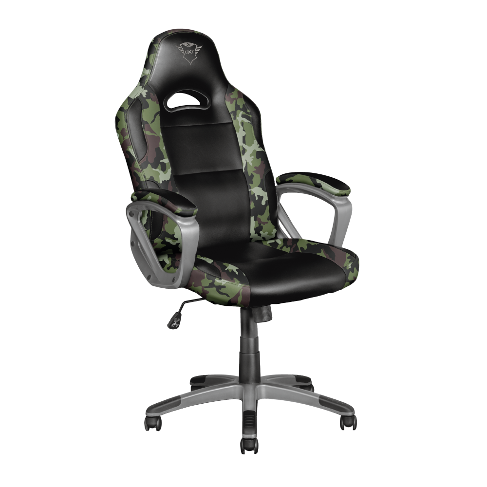 Trust GXT 705C Ryon Univerzális gamer szék Párnázott ülés Fekete, Terepszínű (24003)