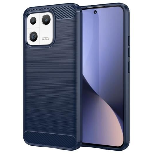 Gigapack Xiaomi 13 szálcsiszolt, karbon mintás tok sötétkék (GP-136892) (GP-136892)