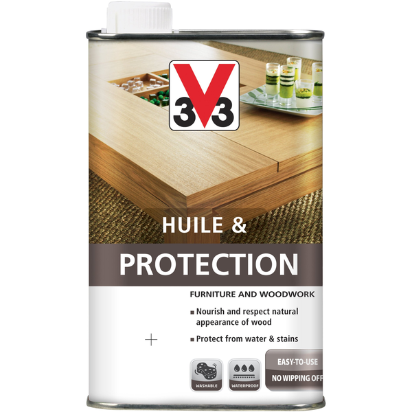 V33 FURNITURE OIL (TEAK COLOR, 0.5 L)